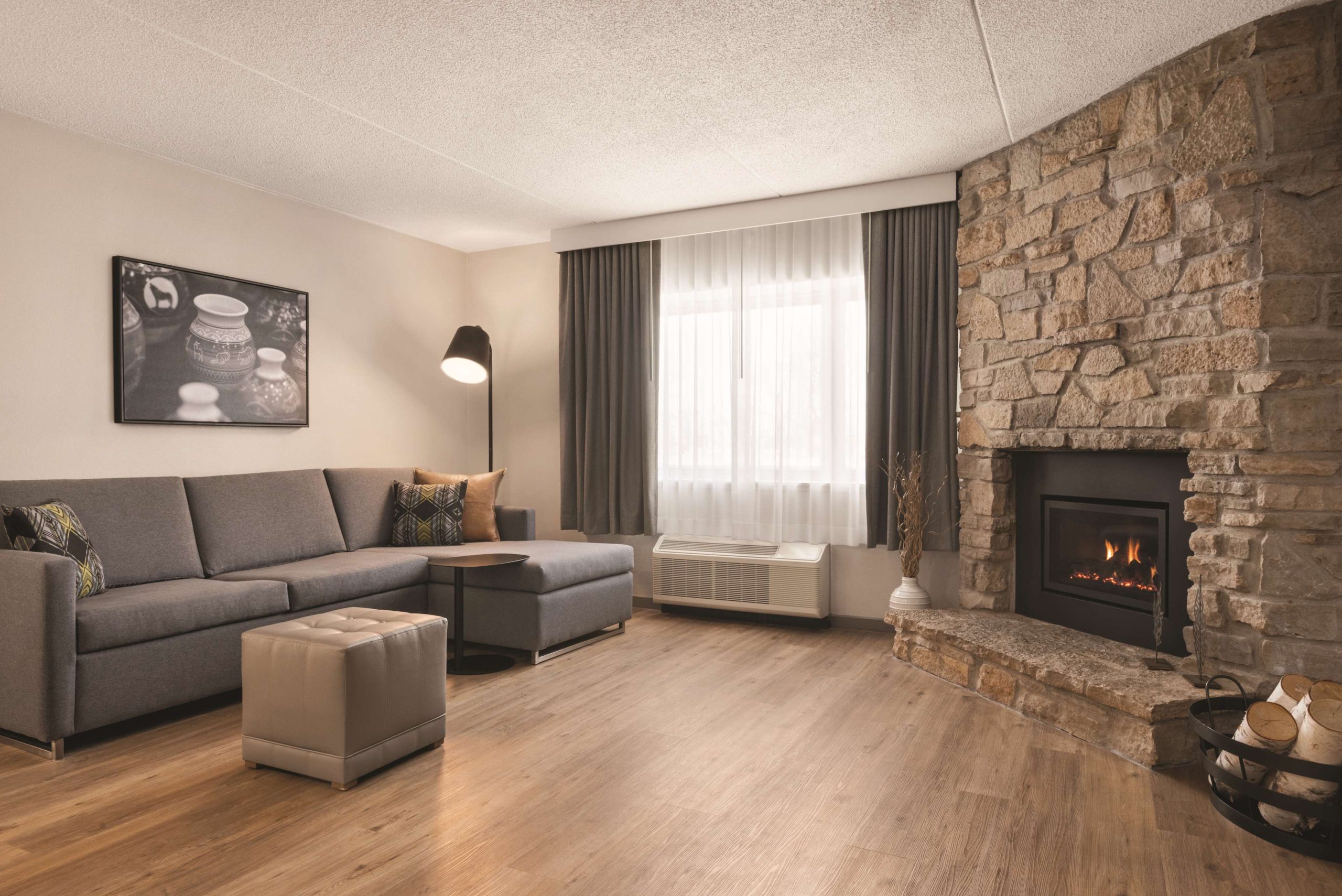 VIP Suite Main Building Fireplace